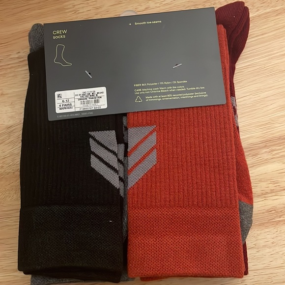Brand New 4pk Men’s Crew Socks - Picture 4 of 4